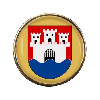 Jonkoping (Sweden) Round Pin Badge