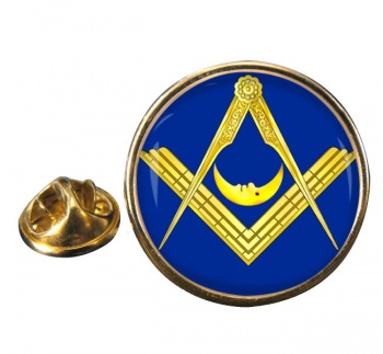 Masonic Lodge Junior Deacon Round Pin Badge