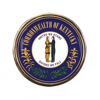 Kentucky Round Pin Badge