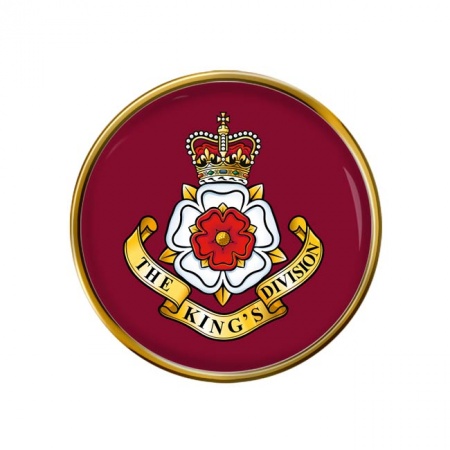 King's Division, British Army, ER Pin Badge