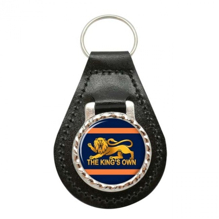 King's Own Royal Regiment, British Army Leather Key Fob