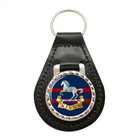 King's Regiment Liverpool, British Army Leather Key Fob