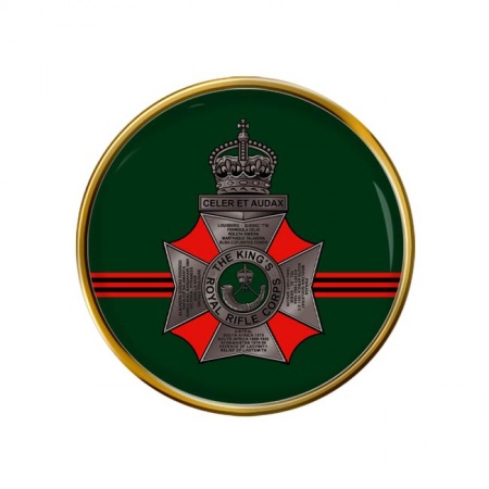 King's Royal Rifle Corps, British Army Pin Badge