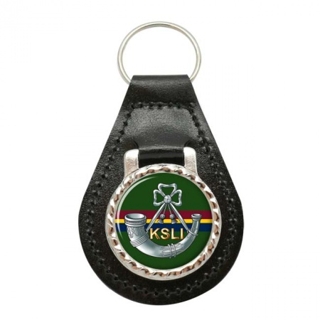King's Shropshire Light Infantry (KSLI), British Army Leather Key Fob