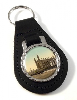 King’s College Cambridge Leather Key Fob