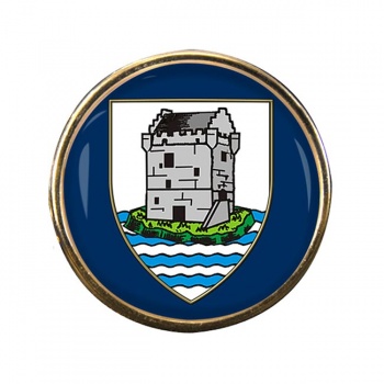 Kinross-shire (Scotland) Round Pin Badge