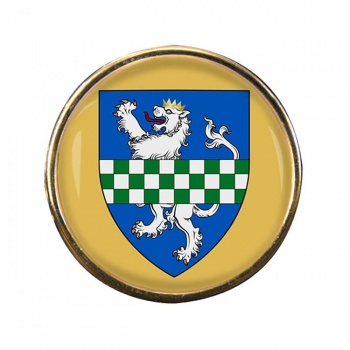 Kirkcudbrightshire (Scotland) Round Pin Badge