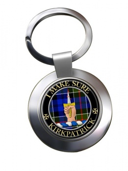 Kirkpatrick Scottish Clan Chrome Key Ring