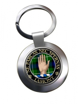 Lamont Scottish Clan Chrome Key Ring