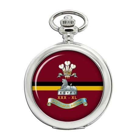 Lancashire Regiment, British Army ER Pocket Watch