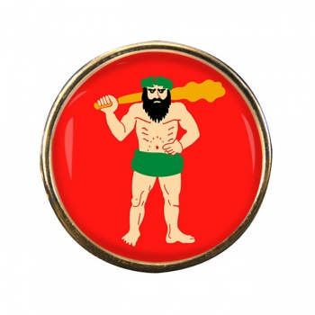 Lapland Round Pin Badge