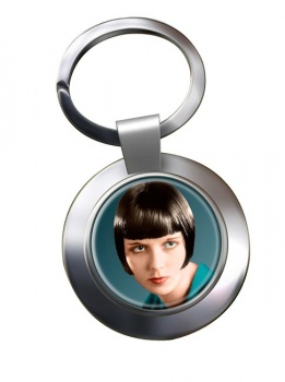 Louise Brooks Chrome Key Ring