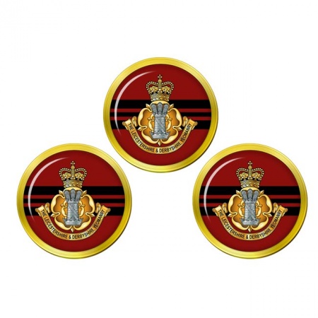 Leicestershire and Derbyshire Yeomanry, British Army ER Golf Ball Markers