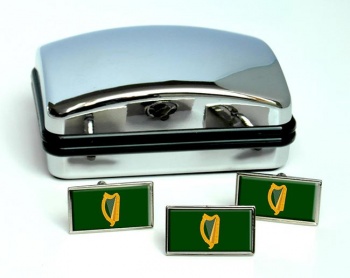 Leinster (Ireland) Flag Cufflink and Tie Pin Set