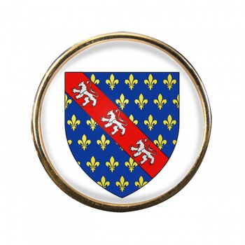 La Marche (France) Round Pin Badge