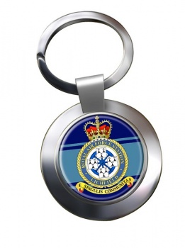 RAF Station Lichfield (alternative) Chrome Key Ring