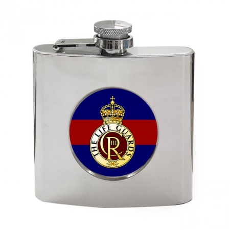 Life Guards, British Army CR Hip Flask