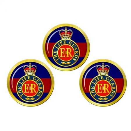 Life Guards (LG) Badge, British Army ER Golf Ball Markers
