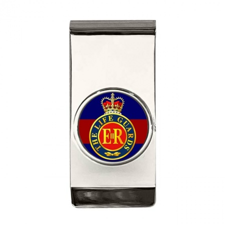 Life Guards (LG) Badge, British Army ER Money Clip
