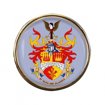 Leighton-linslade Round Pin Badge