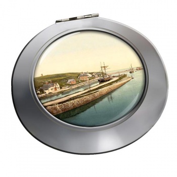 The Lock Bude Cornwall Chrome Mirror