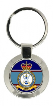 RAF Station Locking (Royal Air Force) Chrome Key Ring