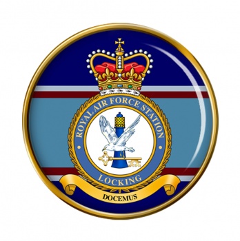 RAF Station Locking (Royal Air Force) Round Pin Badge