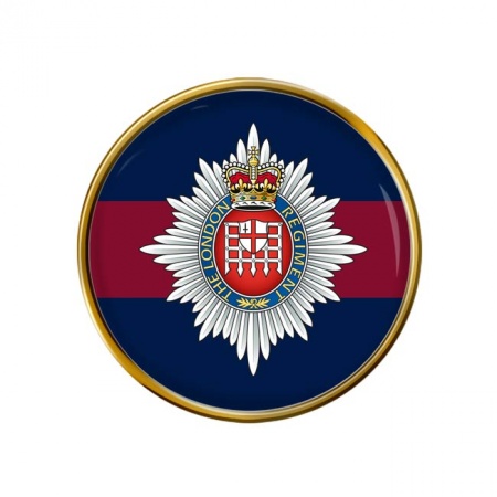 London Guards, British Army ER Pin Badge