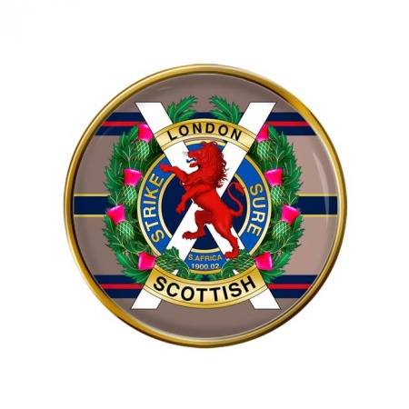 London Scottish (Regiment), British Army Pin Badge