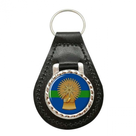 Lothians and Borders Horse Yeomanry, British Army Leather Key Fob