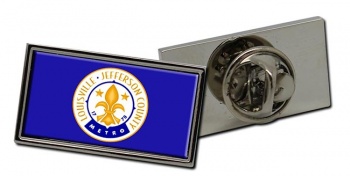 Louisville KY Flag Pin Badge