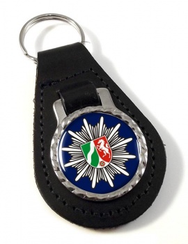 Polizei Niedersachsen Leather Key Fob