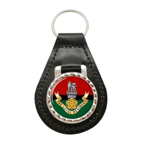 Loyal Regiment, British Army Leather Key Fob