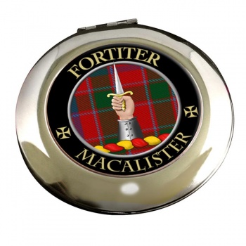 Macalister Scottish Clan Chrome Mirror