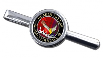Macdougall Scottish Clan Round Tie Clip