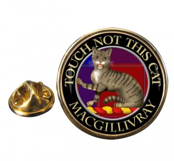 Macgillivray Scottish Clan Round Pin Badge
