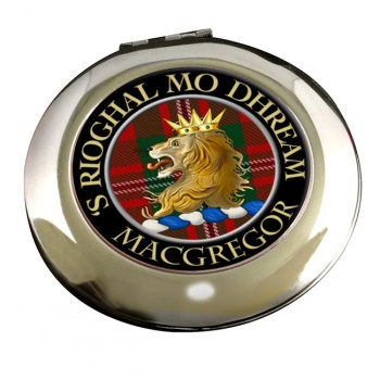 Macgregor Scottish Clan Chrome Mirror