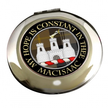 Macisaac Scottish Clan Chrome Mirror