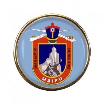 Maipu (Chile) Round Pin Badge
