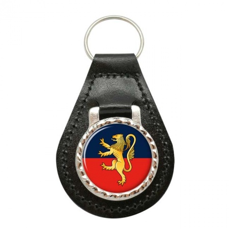 Manchester University Officers' Training Corps UOTC, British Army Leather Key Fob