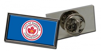 Markham (Canada) Flag Pin Badge