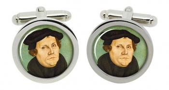 Martin Luther Round Cufflinks