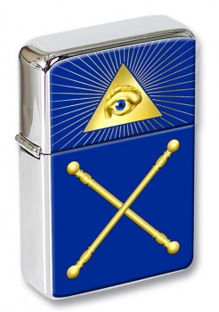 Masonic Lodge Marshal Flip Top Lighter