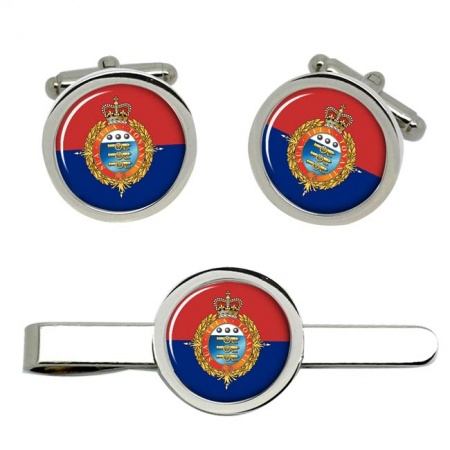 Master General of Ordnance (MGO), British Army Cufflinks and Tie Clip Set