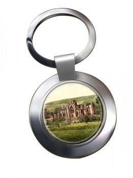 Melrose Abbey Chrome Key Ring
