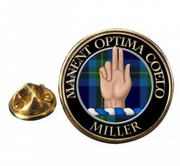 Miller Scottish Clan Round Pin Badge