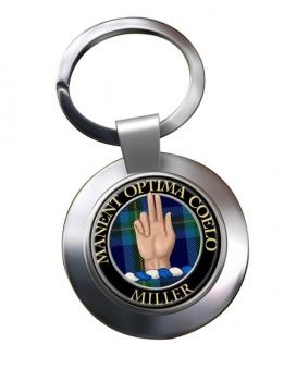 Miller Scottish Clan Chrome Key Ring