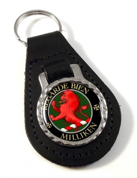 Milliken Scottish Clan Leather Key Fob