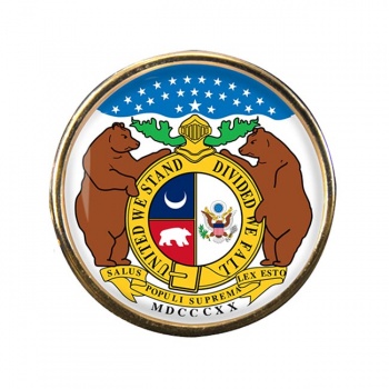 Missouri Round Pin Badge