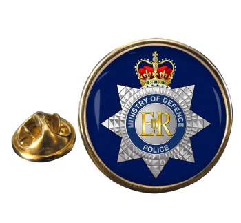 MOD Police Round Pin Badge